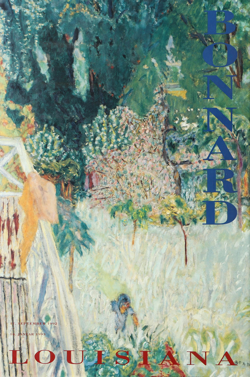 PIERRE BONNARD. Exhibition Poster, Louisiana.