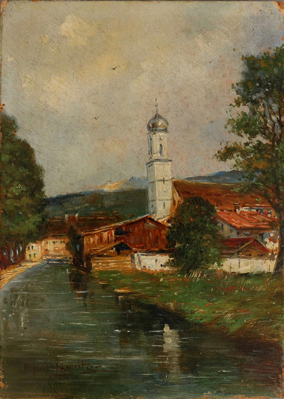 SCHWEITZER, ALFRED. ”KYRKAN I OBERAMMERGAU”.