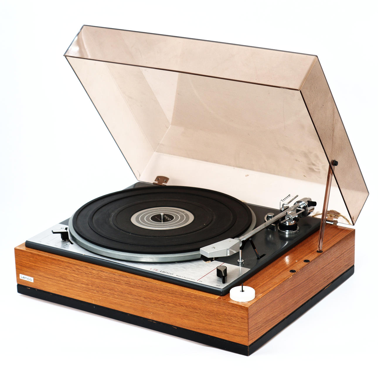 RECORD PLAYER, LENCO L75R, SWITZERLAND 1960S/1970S.