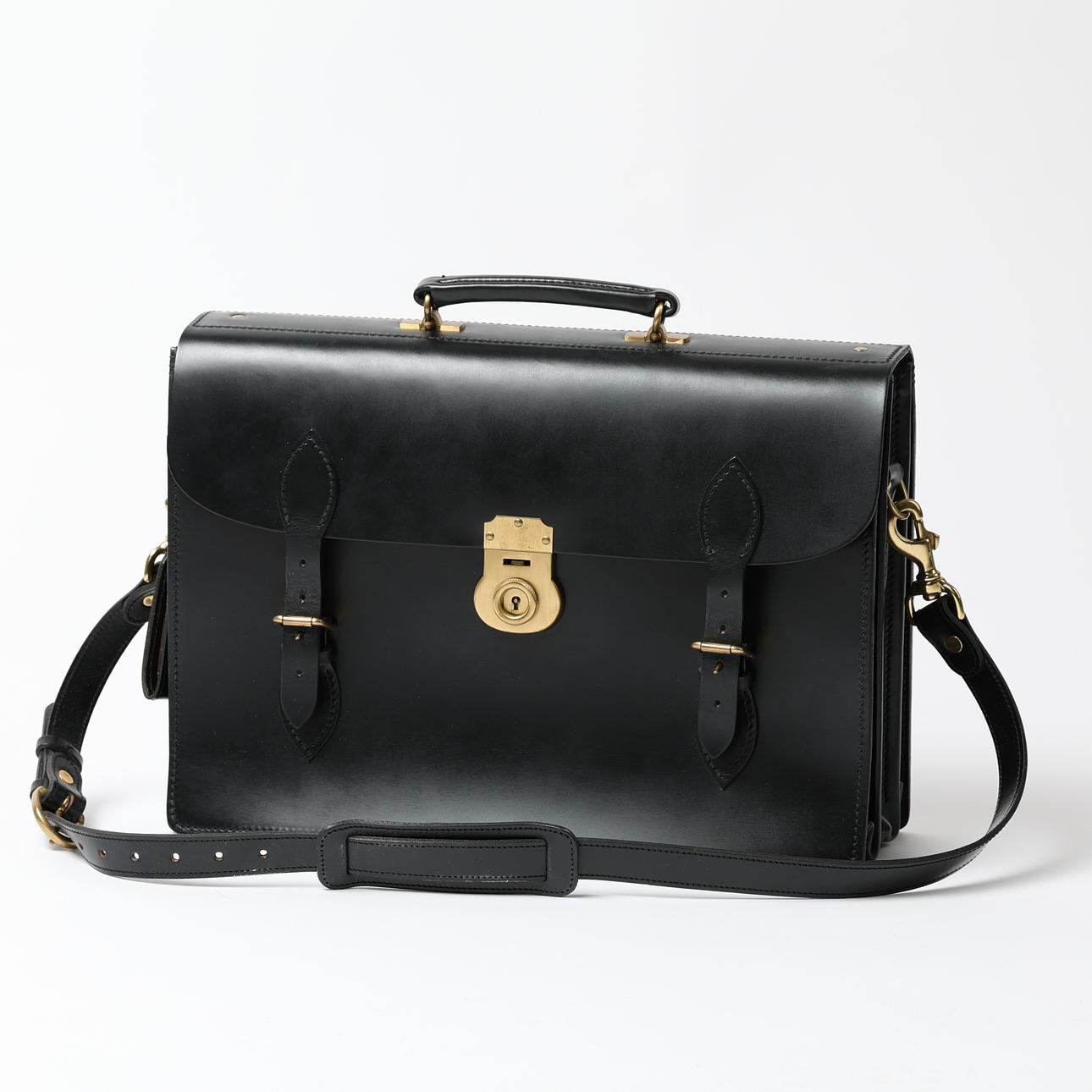 SWAINE ADENEY BRIGG, leather briefcase.