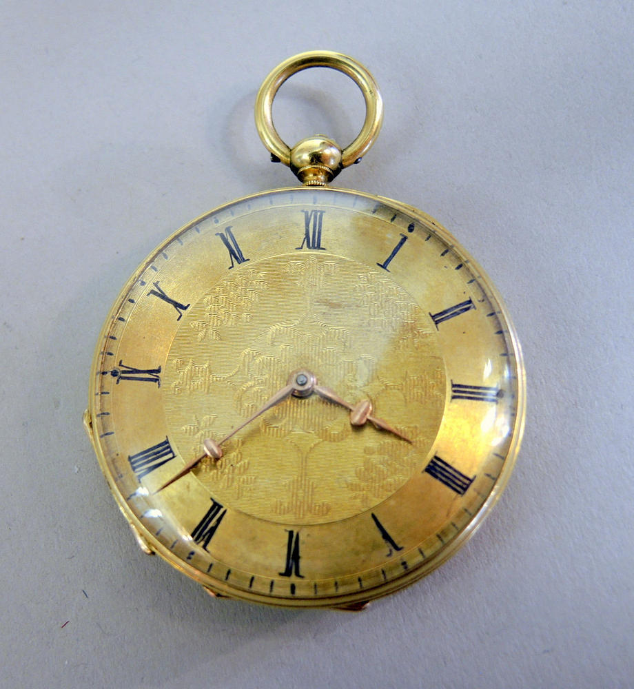 FRANSKA FICKUR, 18 KT GULT GULD.