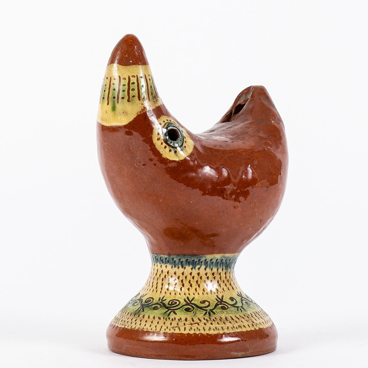 SAMUEL JOHANSSON. Clay cuckoo, glazed earthenware, own studio Arvika.