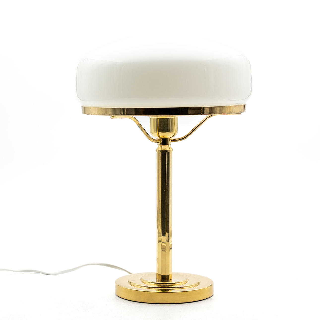 TABLE LAMP, Brass and glass, “Strindbergslampa”, Texa.