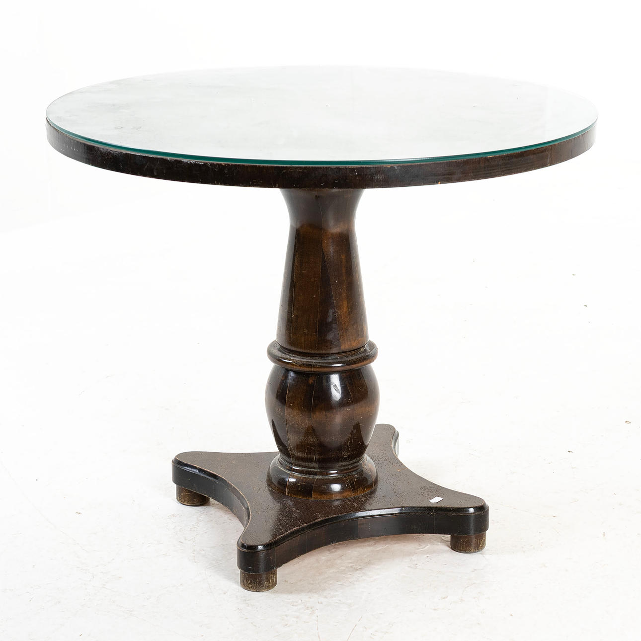 A table, birch with glass top, 1930 - speech.