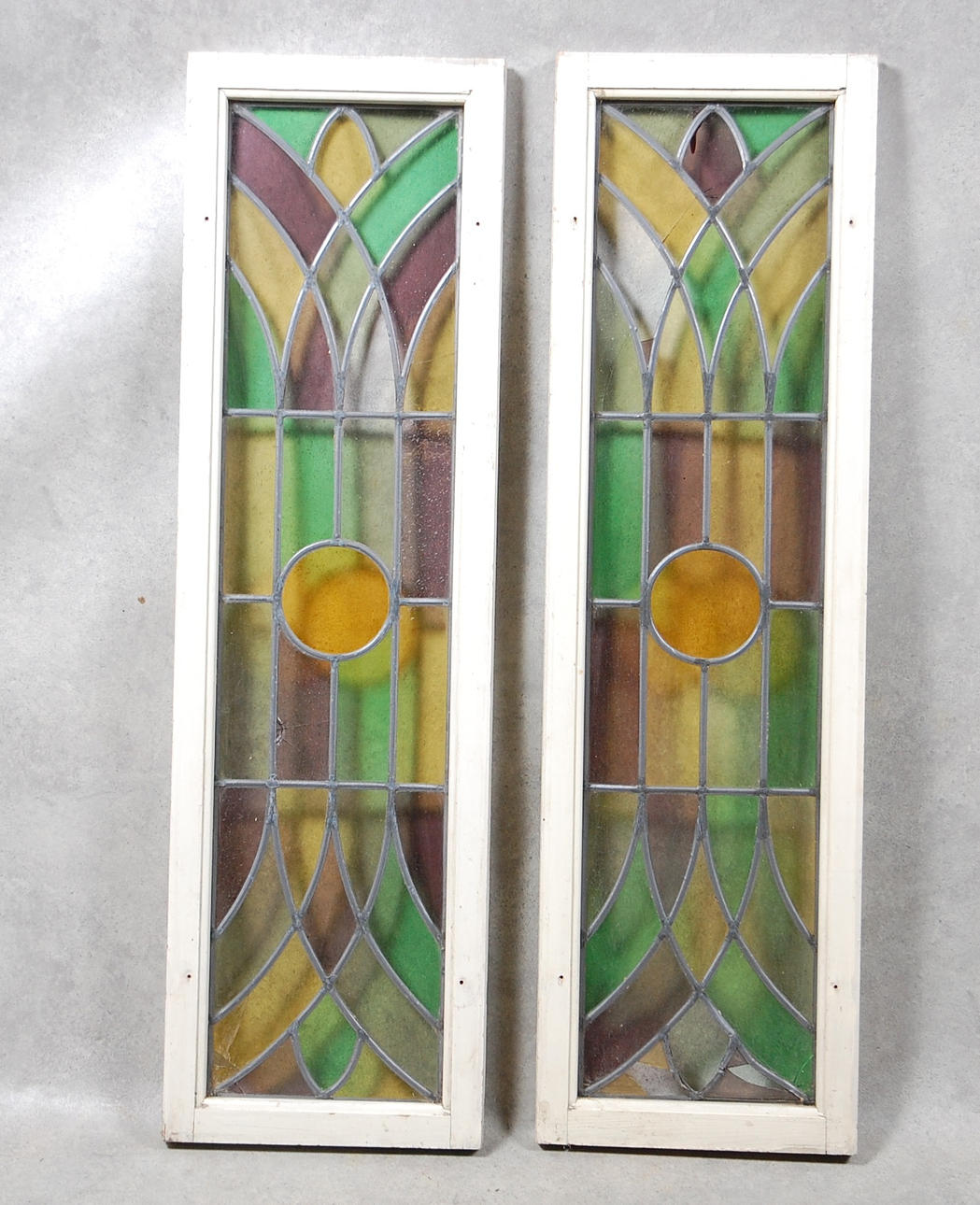 BLYFÖNSTER, 1 par, 1900-tal.