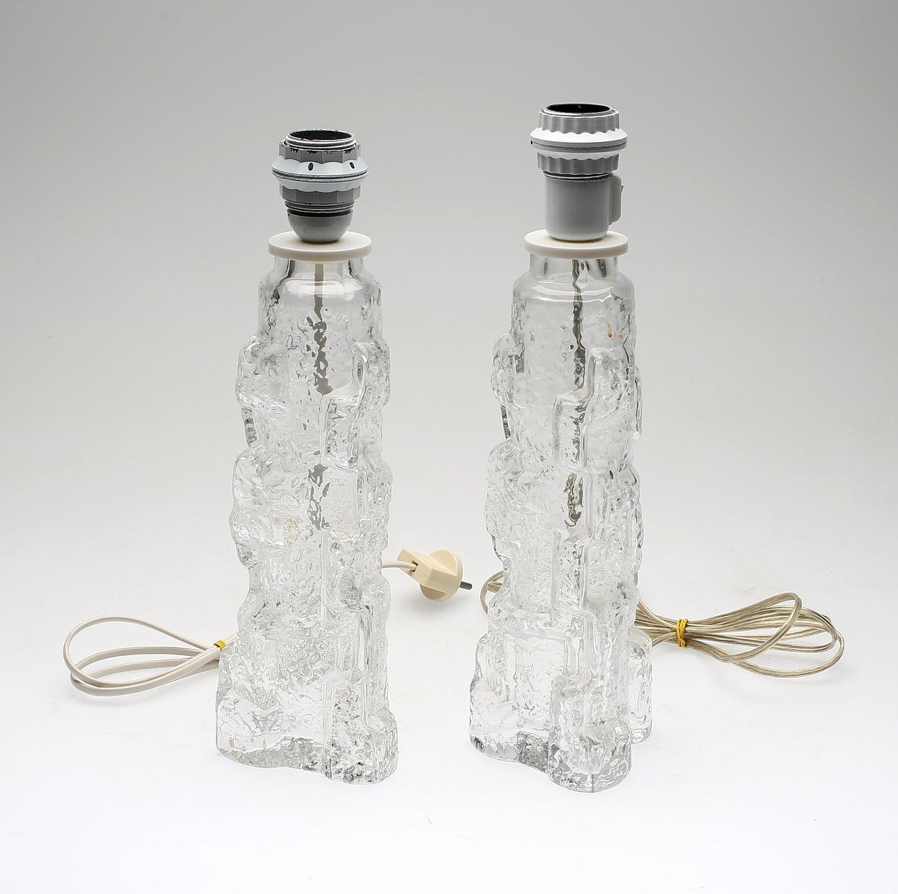 BORDSLAMPOR, 1 par, glas, Reijmyre.