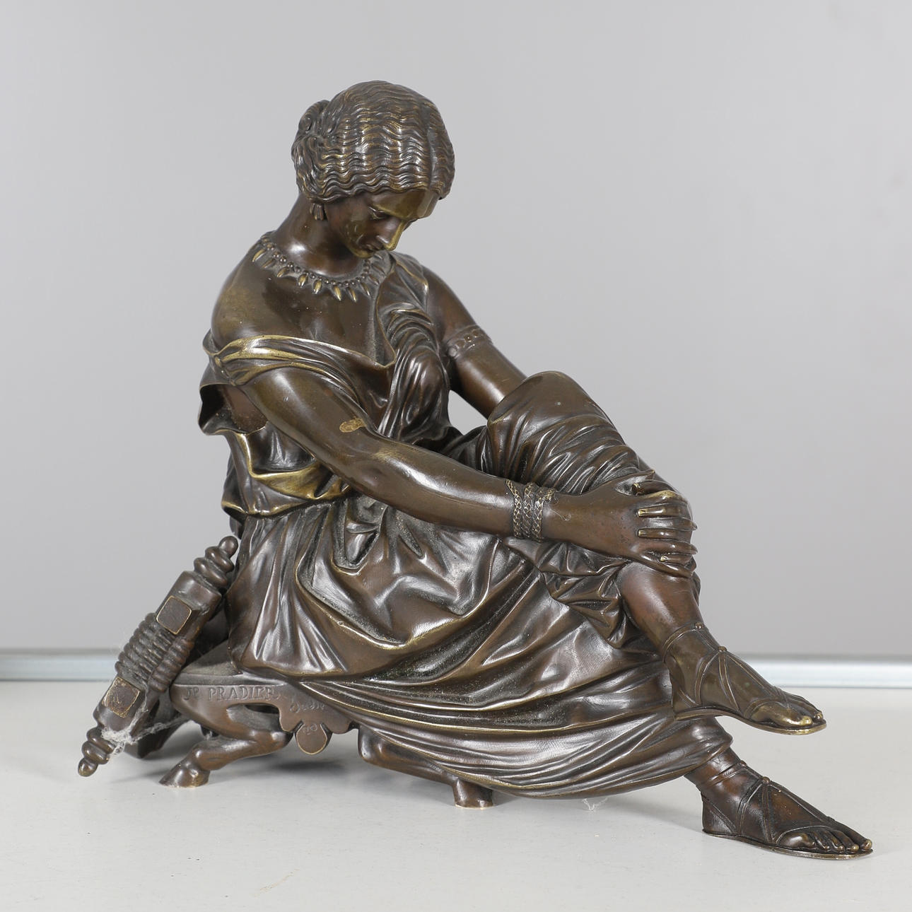 AFTER JAMES PRADIER (1790-1852). SAPPHO.