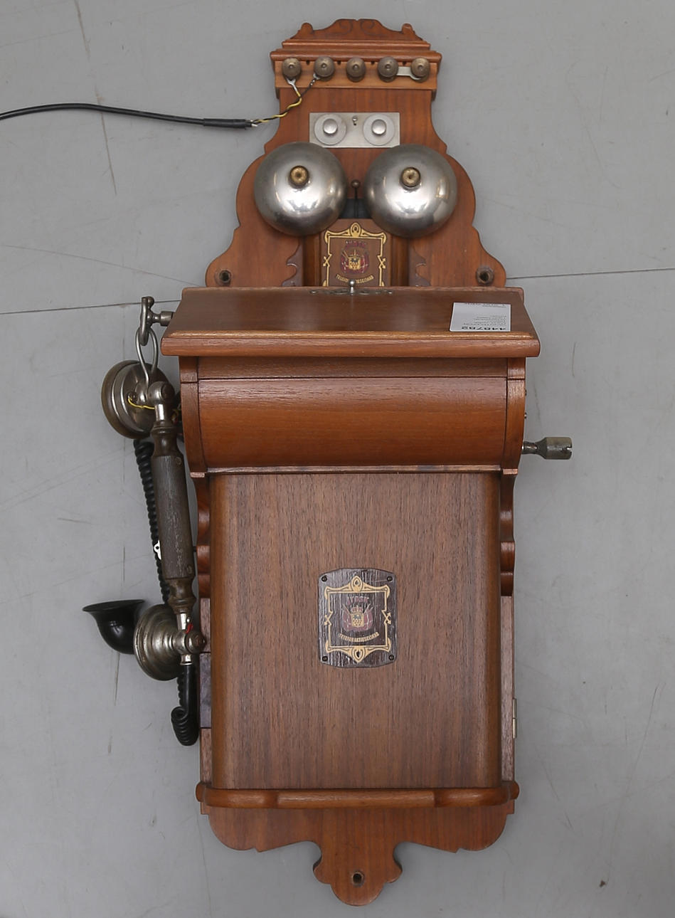 VÄGGTELEFON Märkt Jydsk Telefon-Aktieselskab, 1900-talets början.