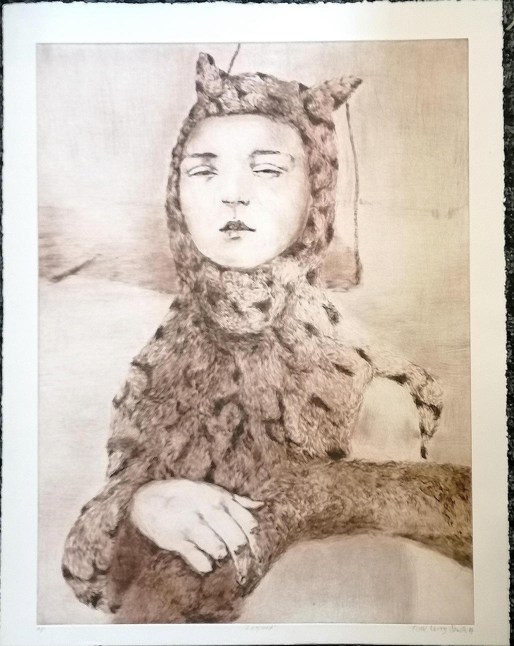 *JESSE LEROY SMITH ARTISTS PROOF 'LEOPARD' PRINT.
