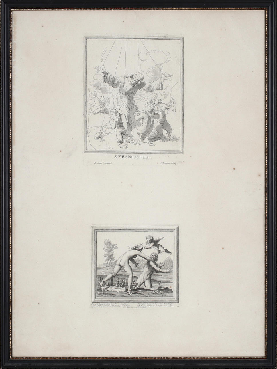 AFTER JACOBUS COELEMANS. Two etchings, probably later, 19th century.