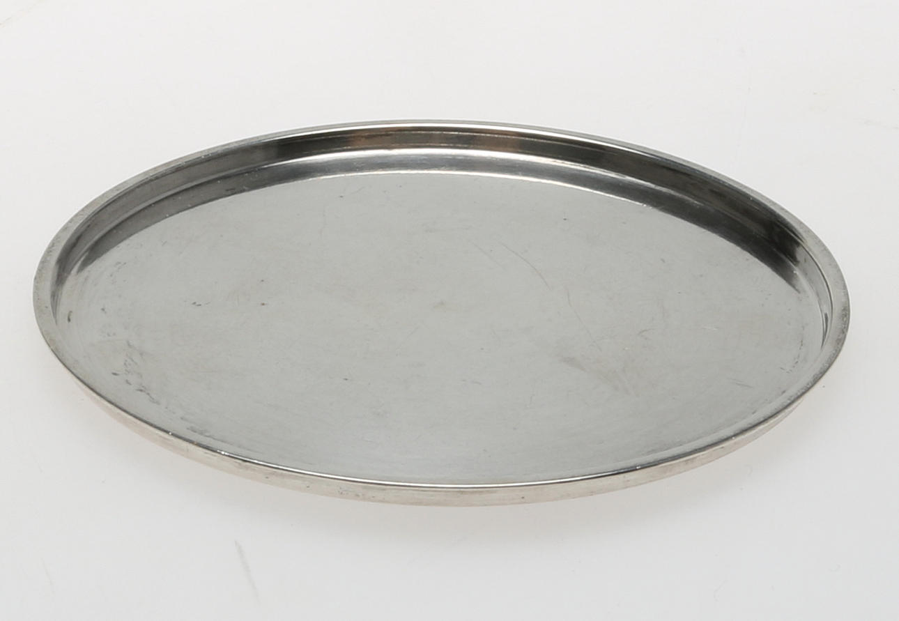 WIWEN NILSSON. Glasunderlägg, sterlingsilver, 1959.