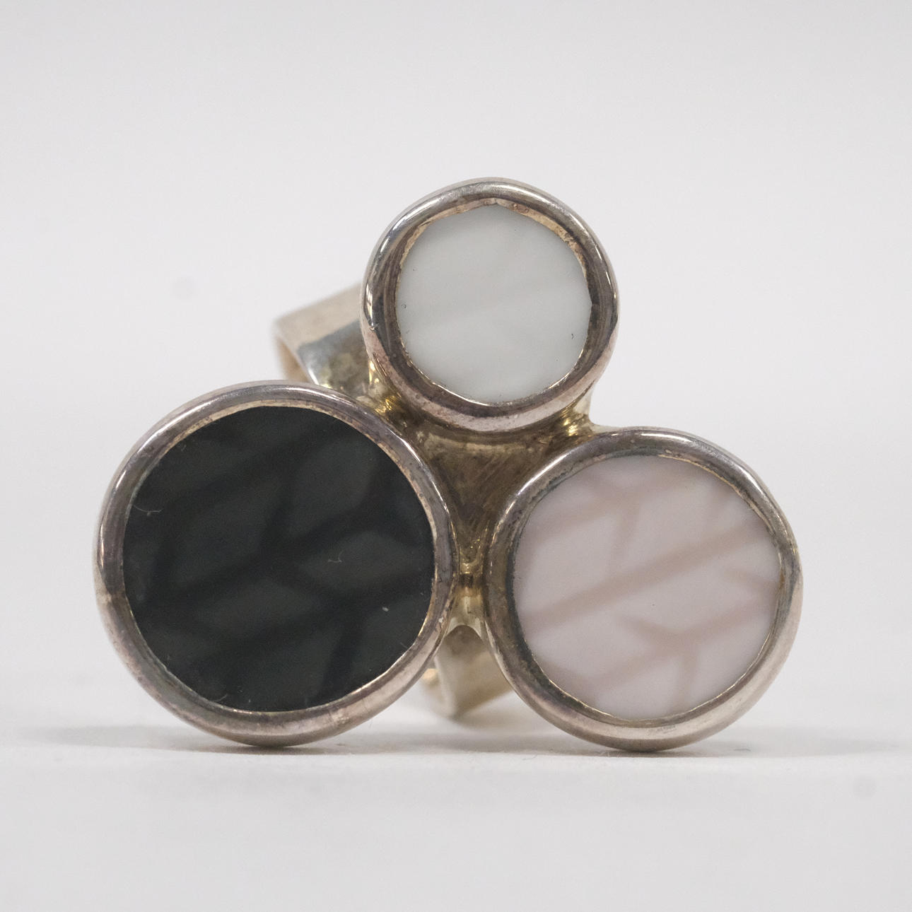 RING, “SWEDISH GRACE TRIPLE”, SILVER, SAYGEN.