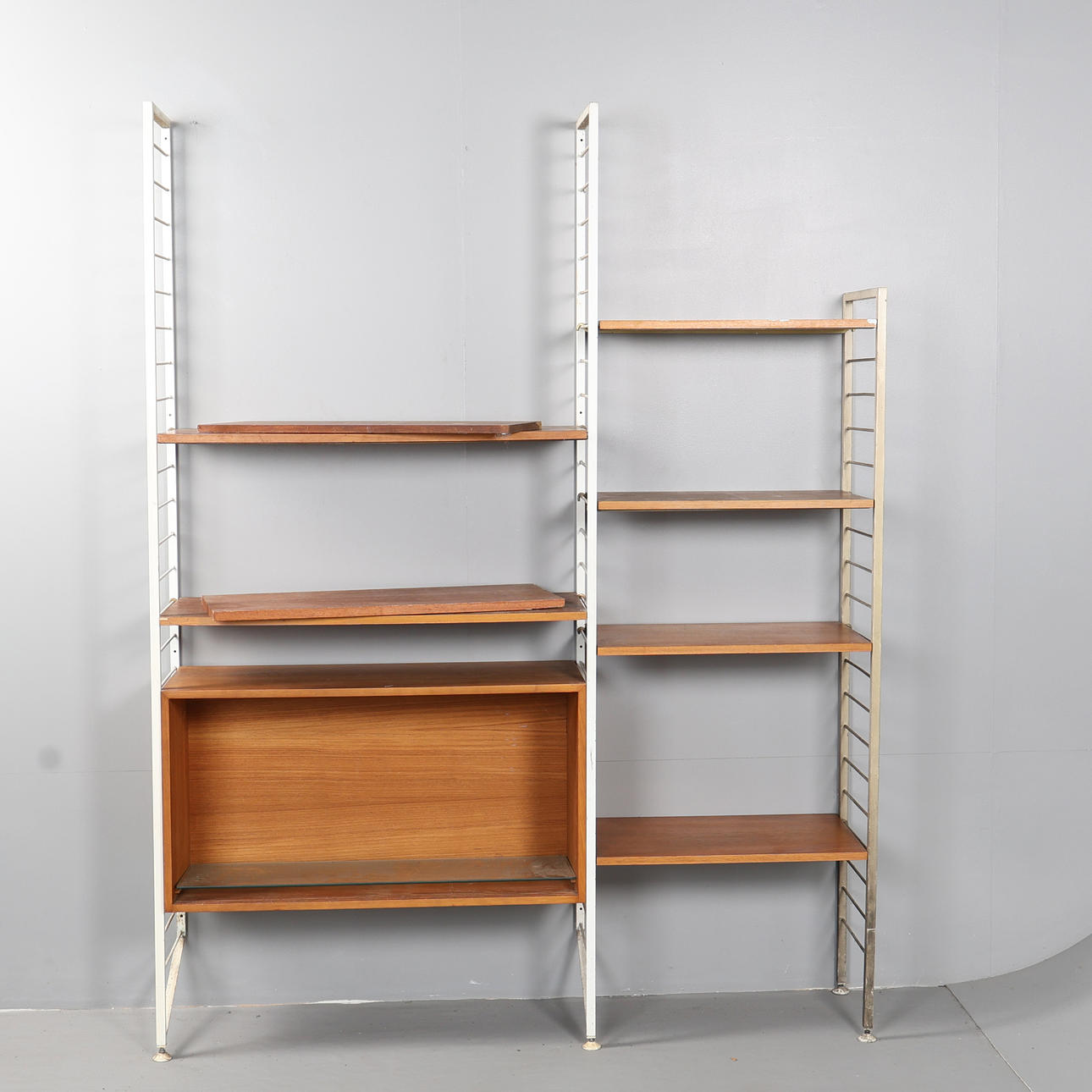 ROBERT HEAL FOR STAPLES. A LADDERAX SHELVING UNIT.