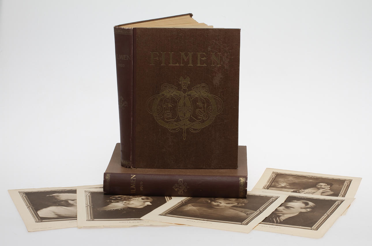 BÖCKER 2 st "Filmen" Albert Bonniers förlag, Årgång 2 samt 3, 1919 samt 1920.