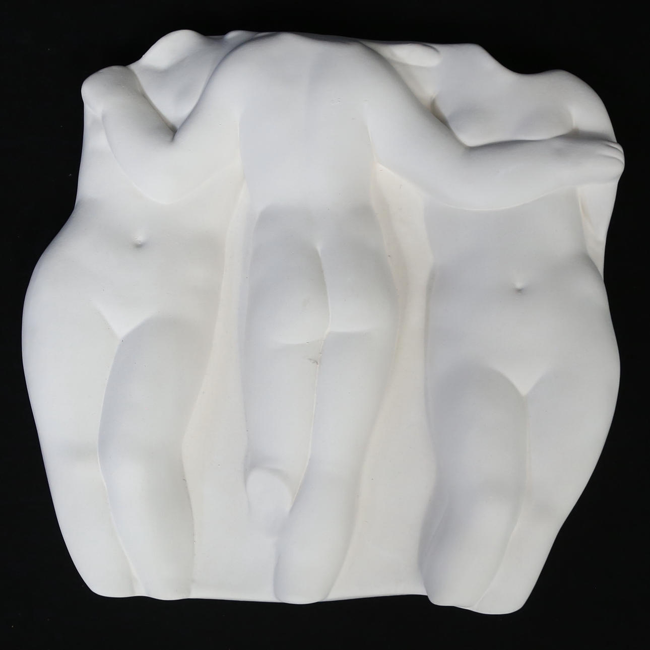 A plaster relief, “The Three Graces”, 20th century.