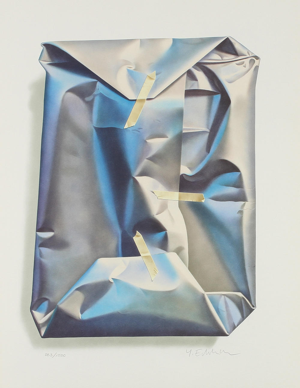 YRJÖ EDELMANN. "Heaven and ocean", mapp med 2 st färglitografier, signerade och numrerade 863/1500.