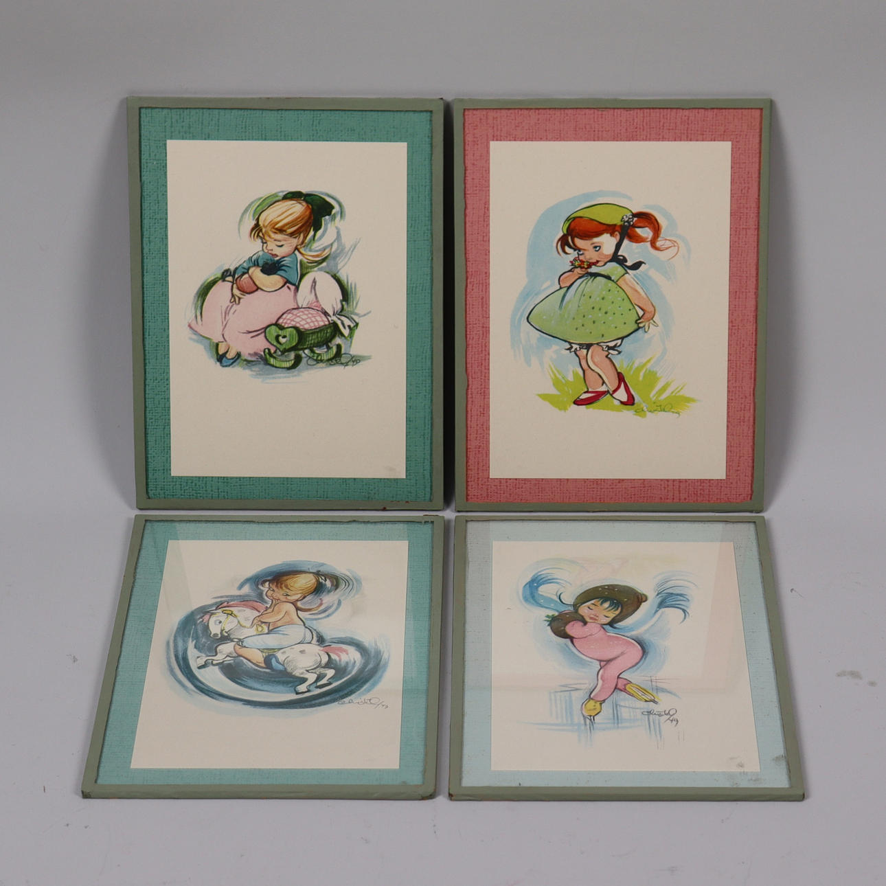 CHRISTEL MARROT, offset print, children's motif.