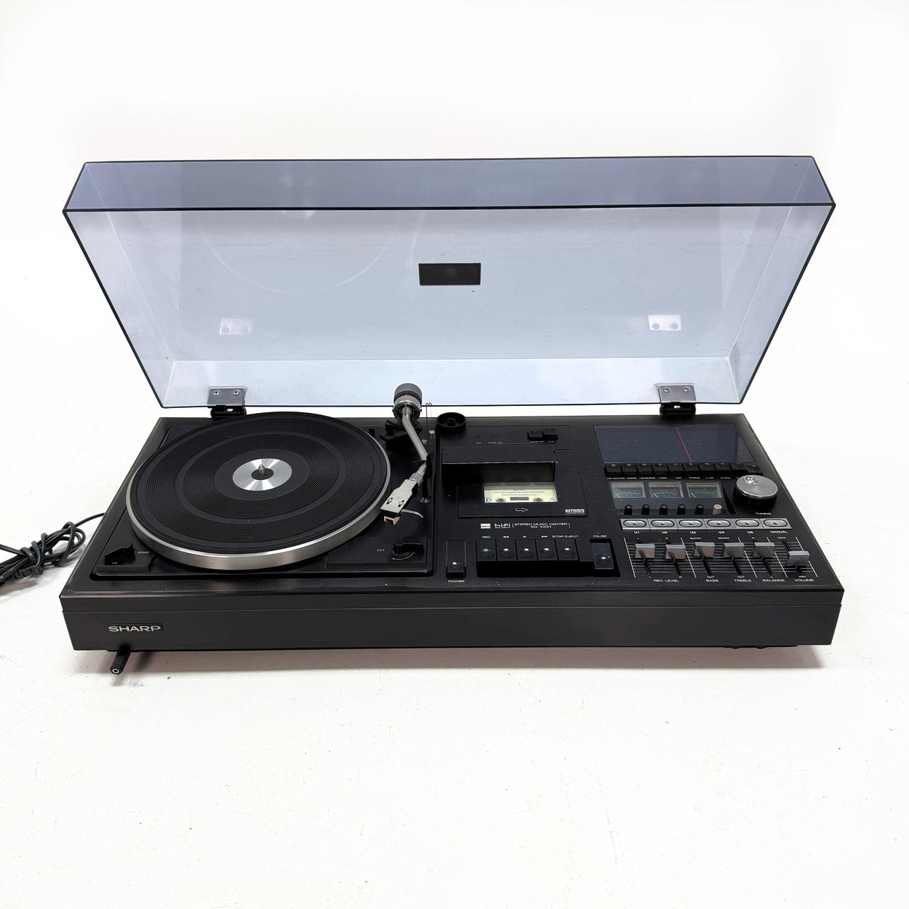 Vintage Sharp Hp-400h 2 Way Stereo Headphones Made in