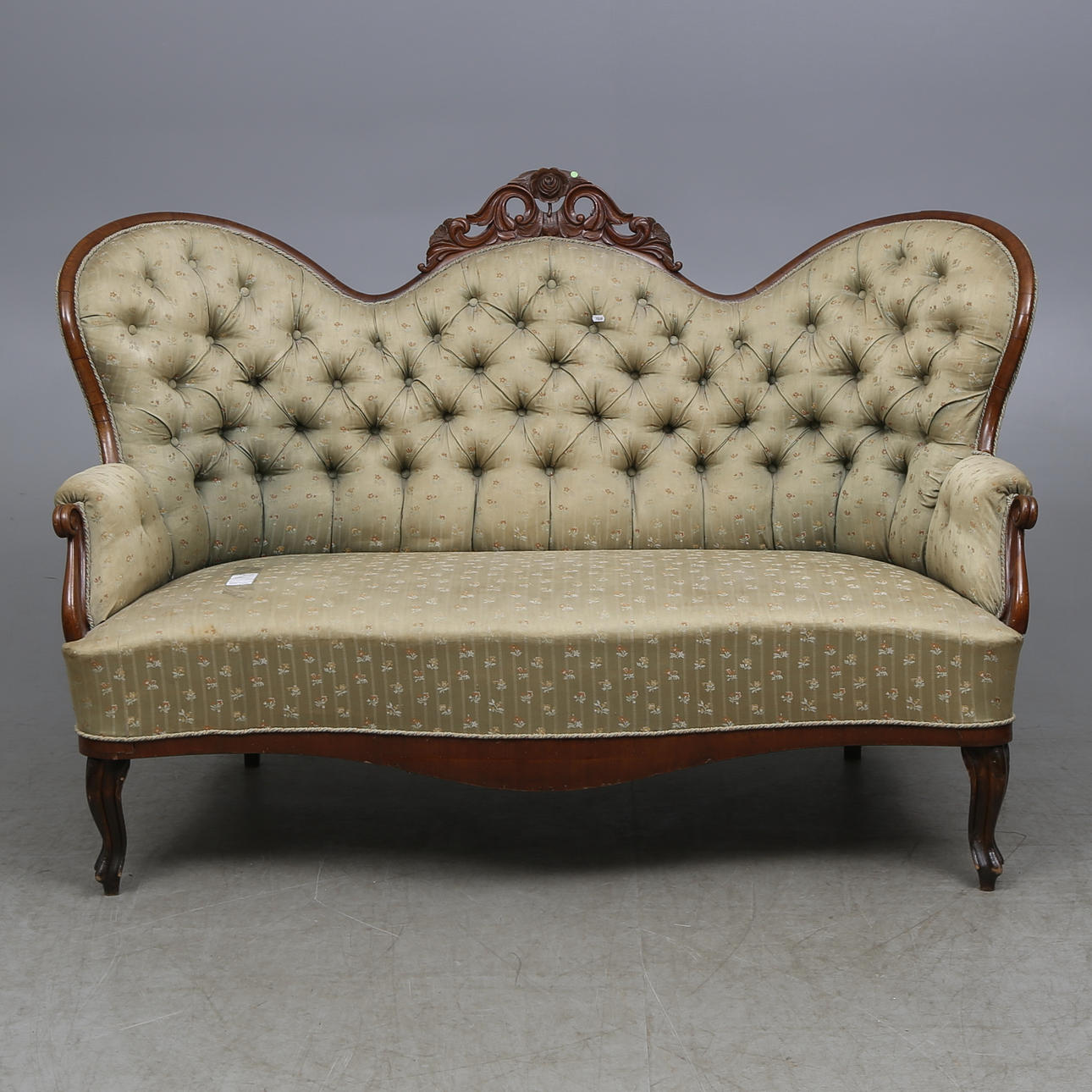 SOFFA, nyrokoko, sent 1800-tal.