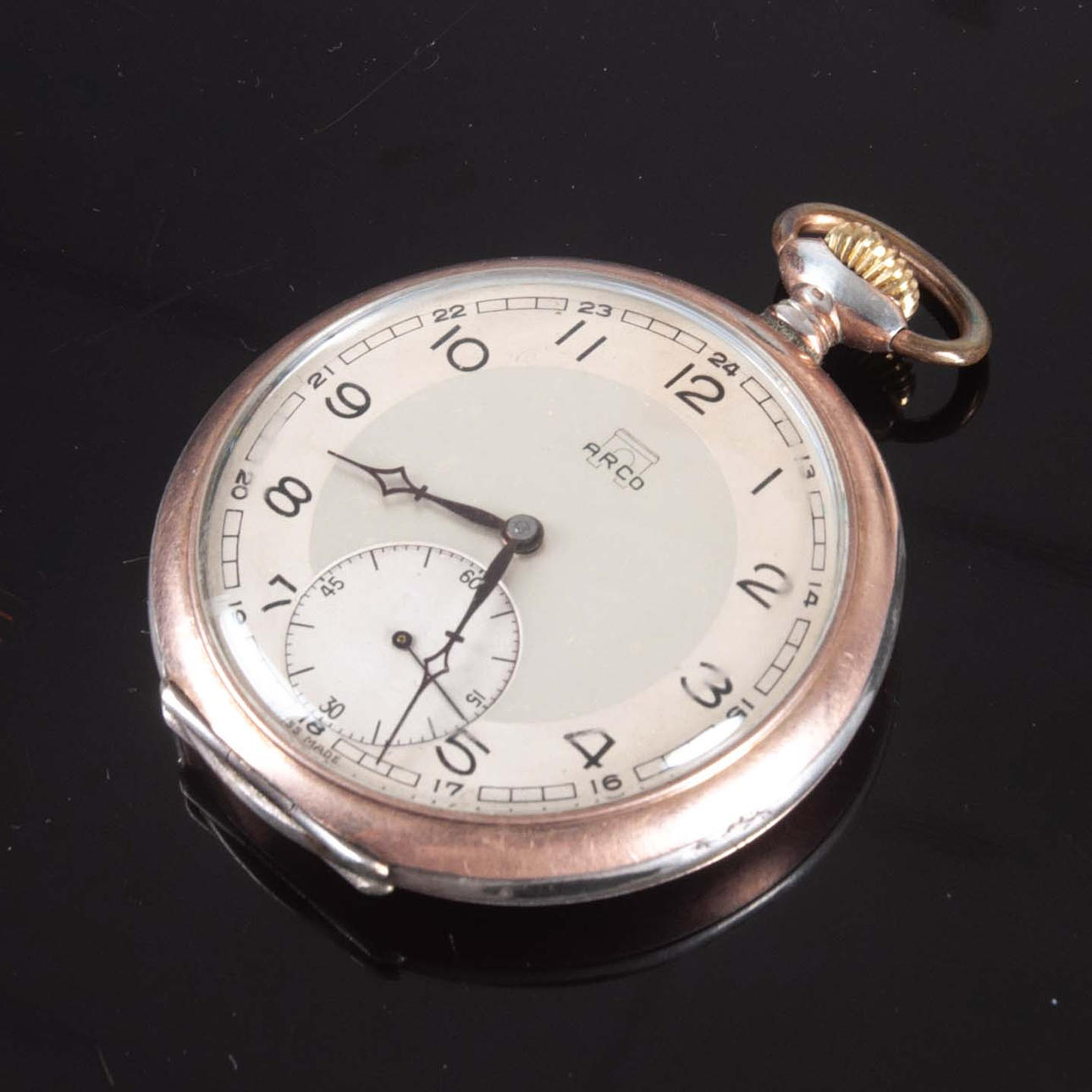 POCKET WATCH, Silver, Arco.