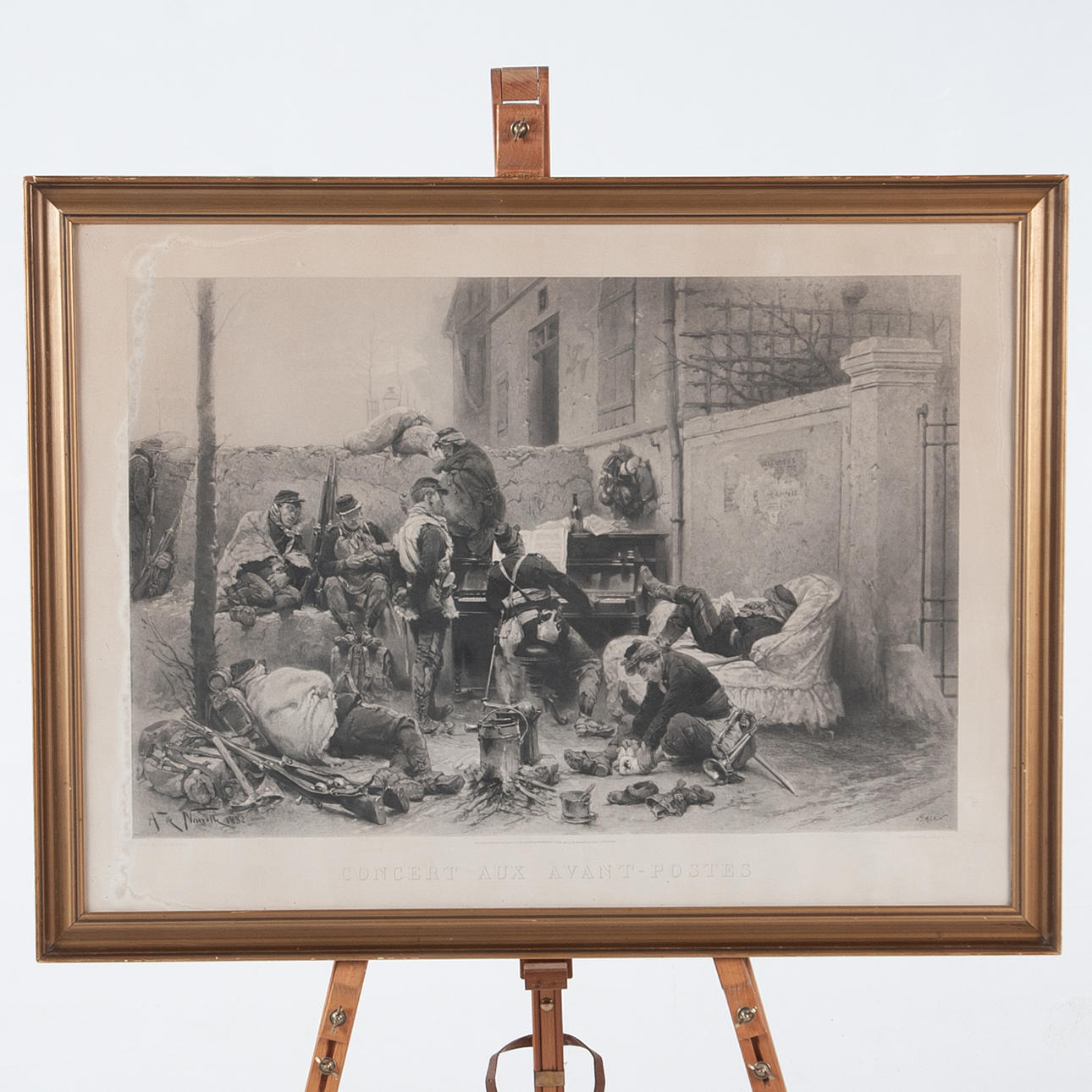 Photogravure Alphonse de Neville.