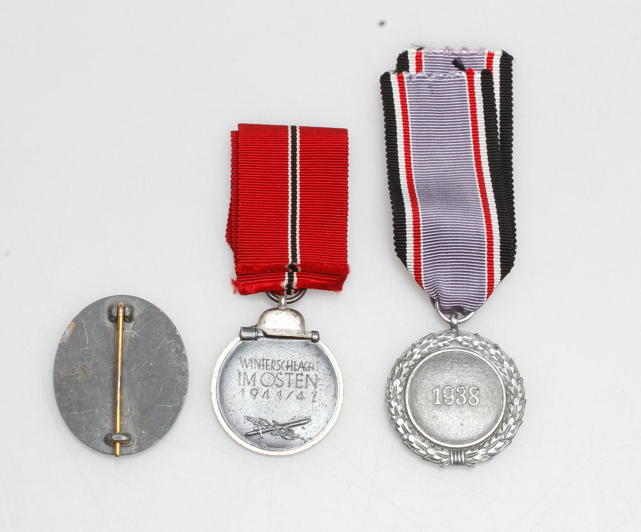 MEDALJER, 3 st, 1930/40-tal, Tyskland.