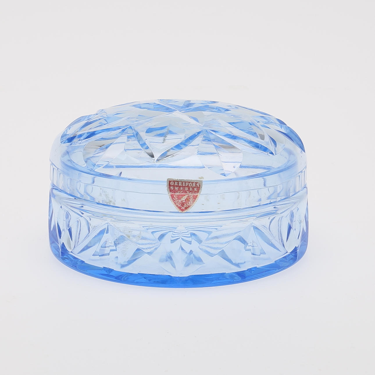 LOCKSKÅL, glas, signerad Simon Gate.