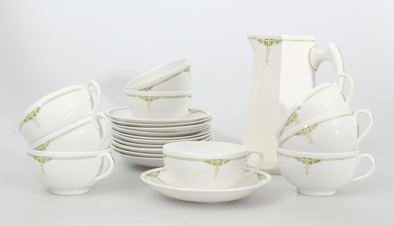 SERVISDELAR, porslin, "2164", 22 stycken, Gustavsberg.