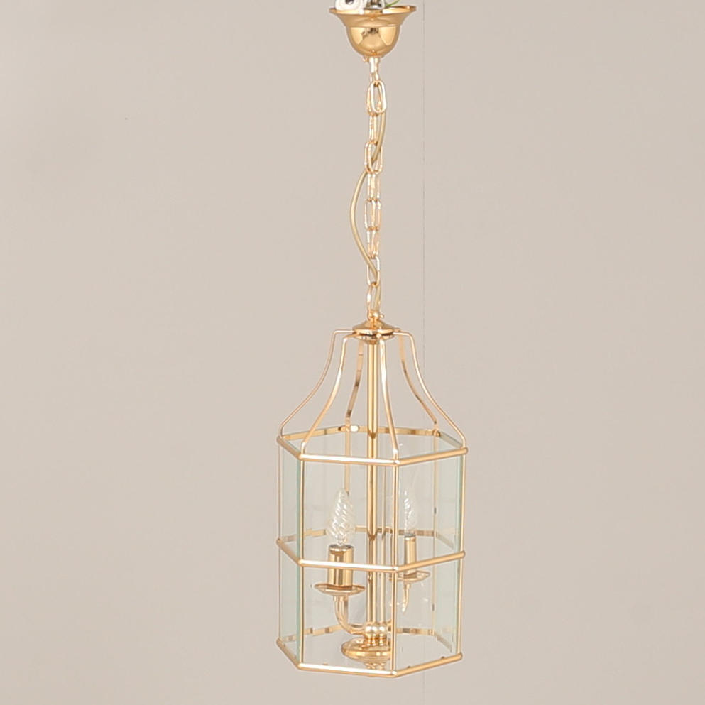 TAKBELYSNING, mässing och glas, 1900-tal.