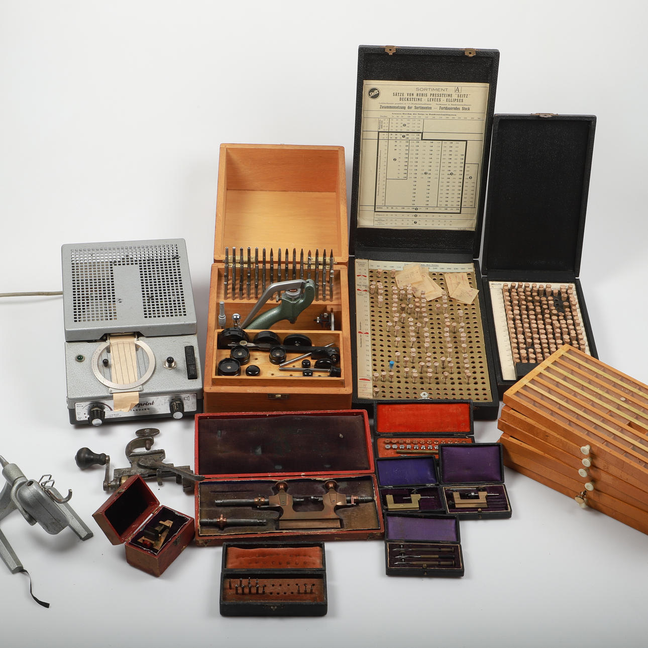 WATCHMAKER TOOLS M. M. fol. a. Tickoprint Standard.