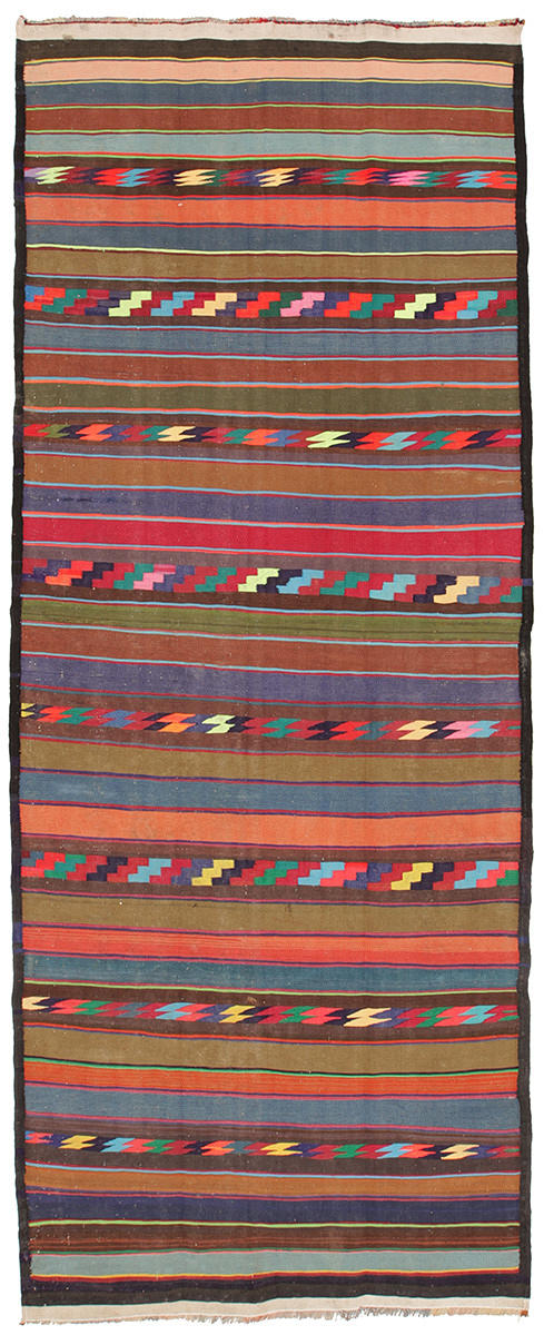 MATTA, KELIM, Persien, 345 x 135 cm.