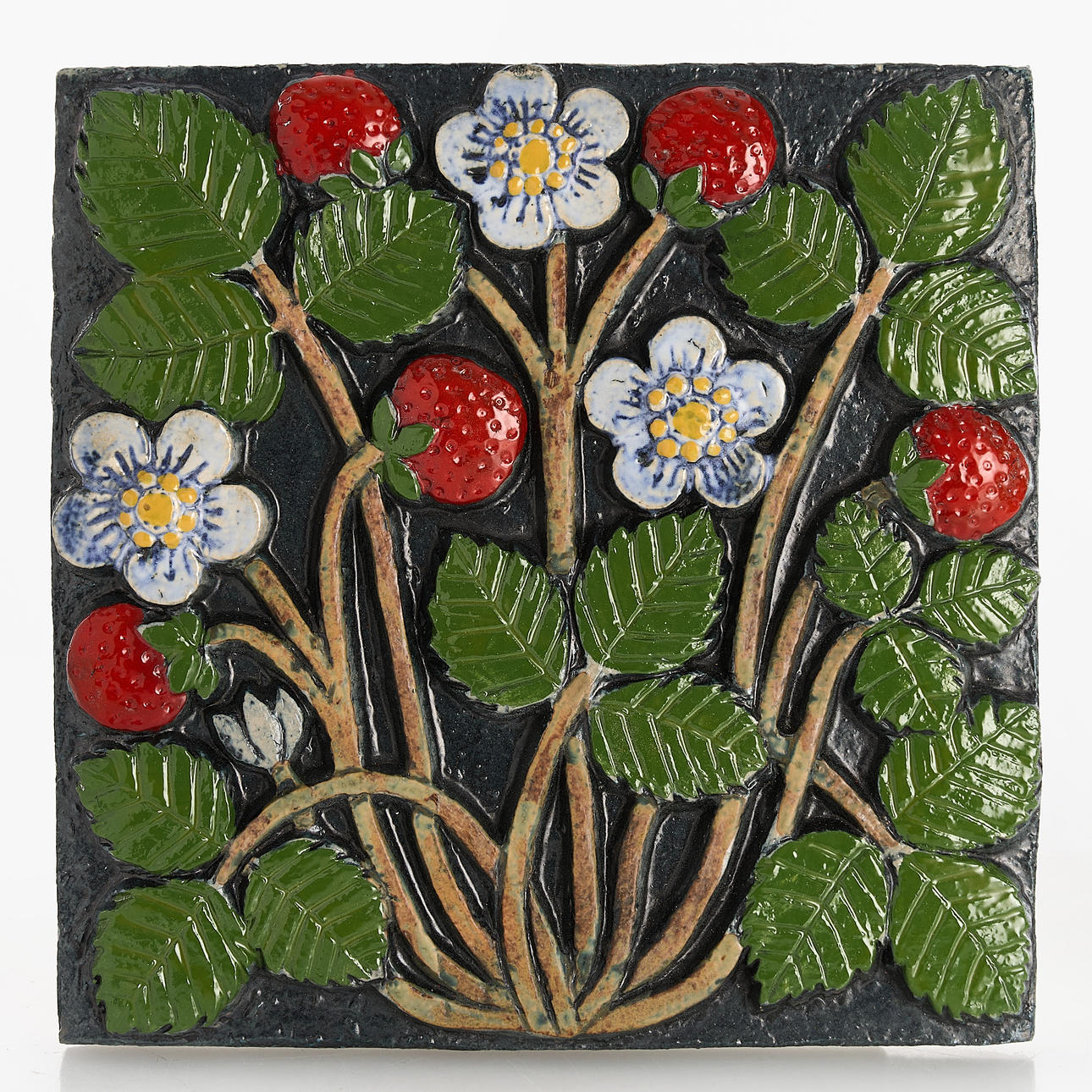 LISA LARSON (1931-2024). Wall plaques, “Pomona”, suite of 4 tiles