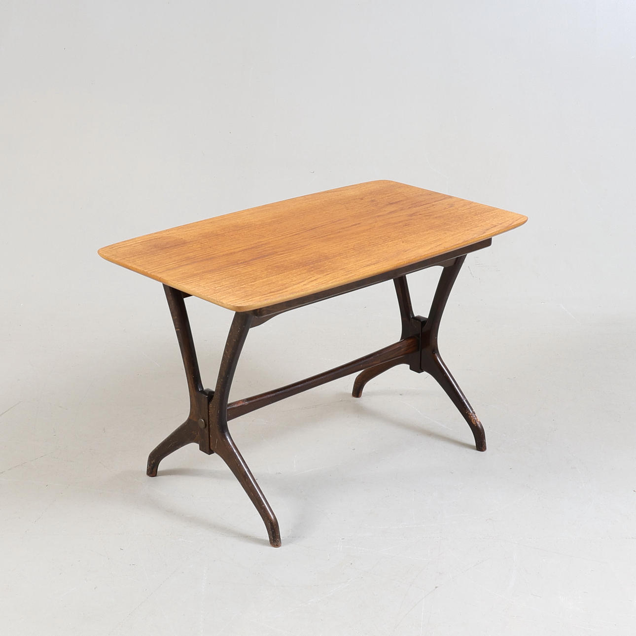 SOFFBORD/MATBORD, teak & betsa trä, 1960-tal.