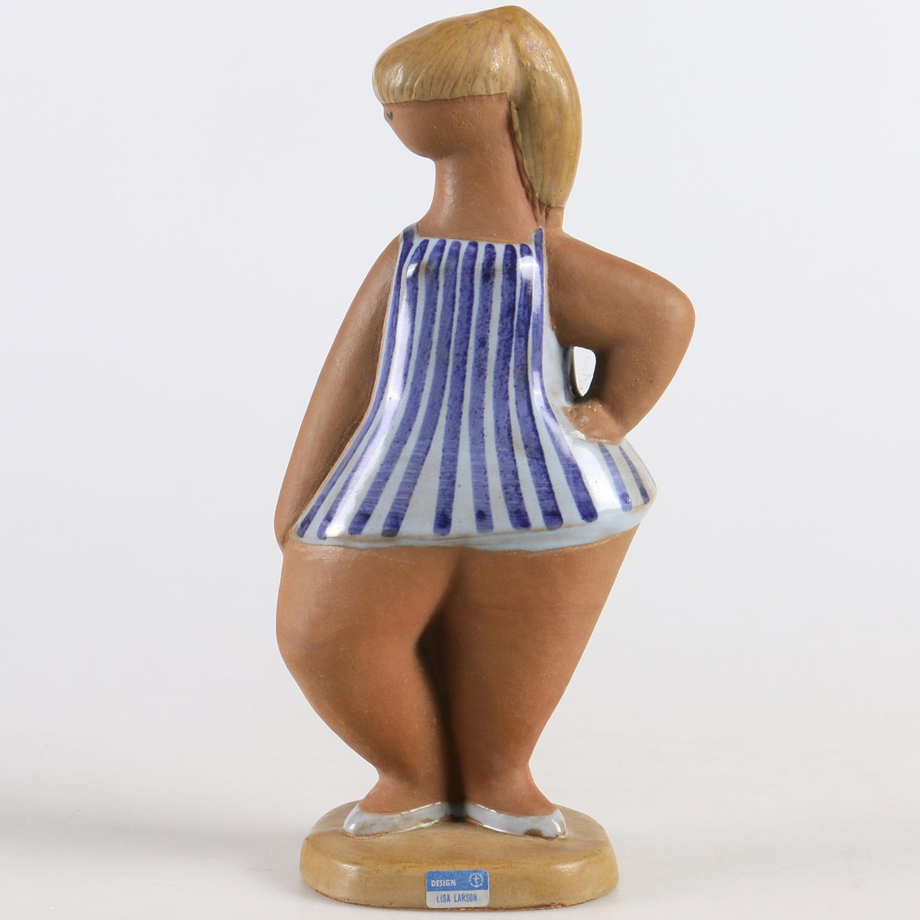 FIGURIN, stengods, "Dora" ur serien "ABC-flickorna", Lisa Larson, Gustavsberg.