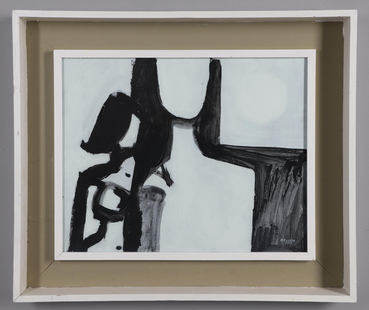 REGINALD J. LLOYD (1926-2020). ABSTRACT STUDY.