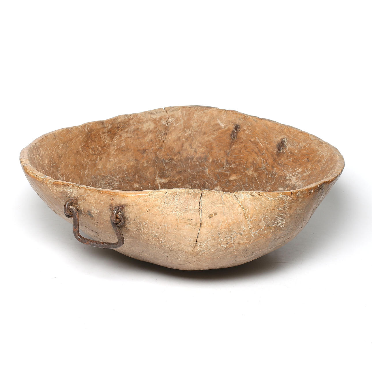 VRILSKÅL MED SMIDESHANDTAG, bomärkt, 17/1800-tal.