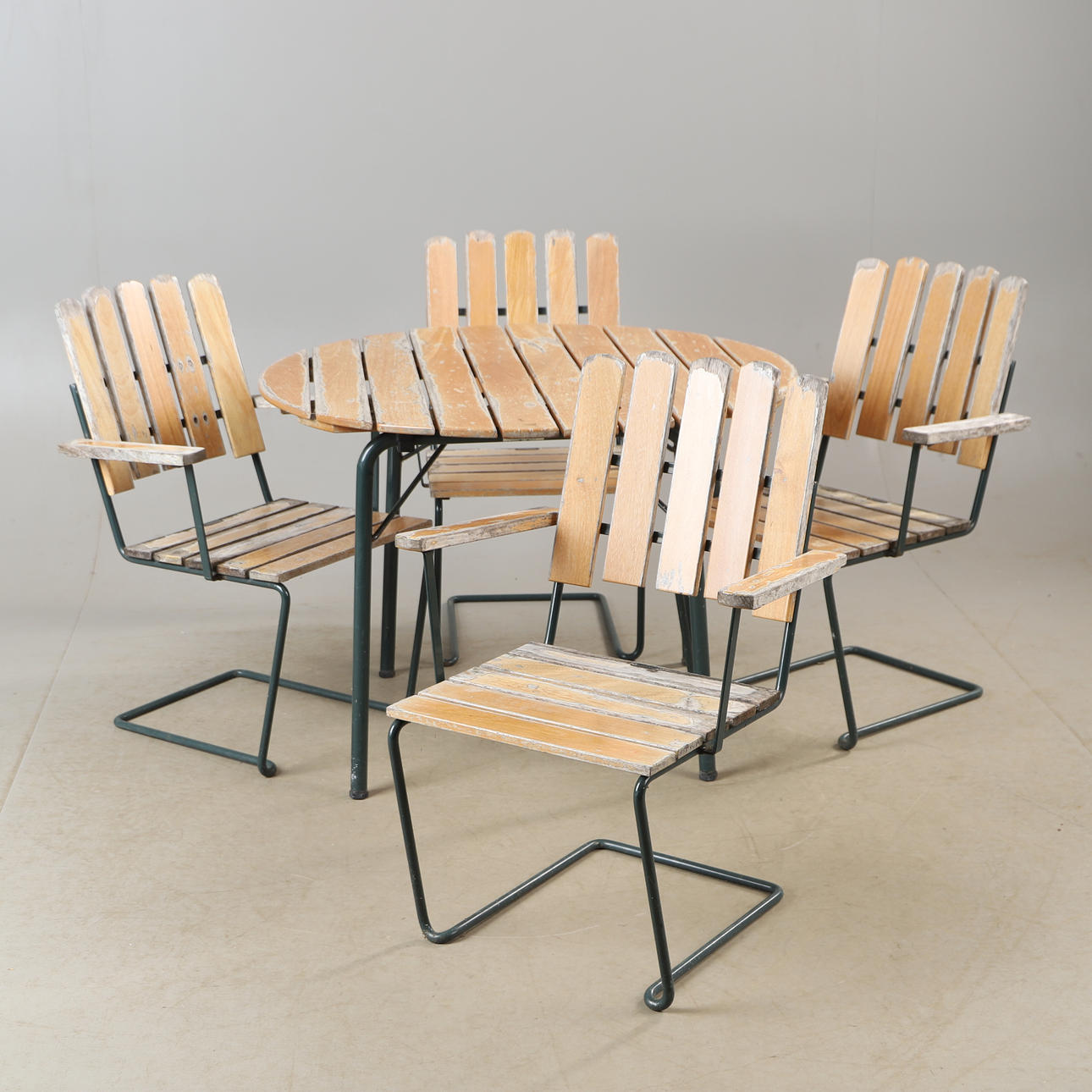 ARTHUR LINDQVIST. Seating area, 5 pieces, “A2", Grythyttan.