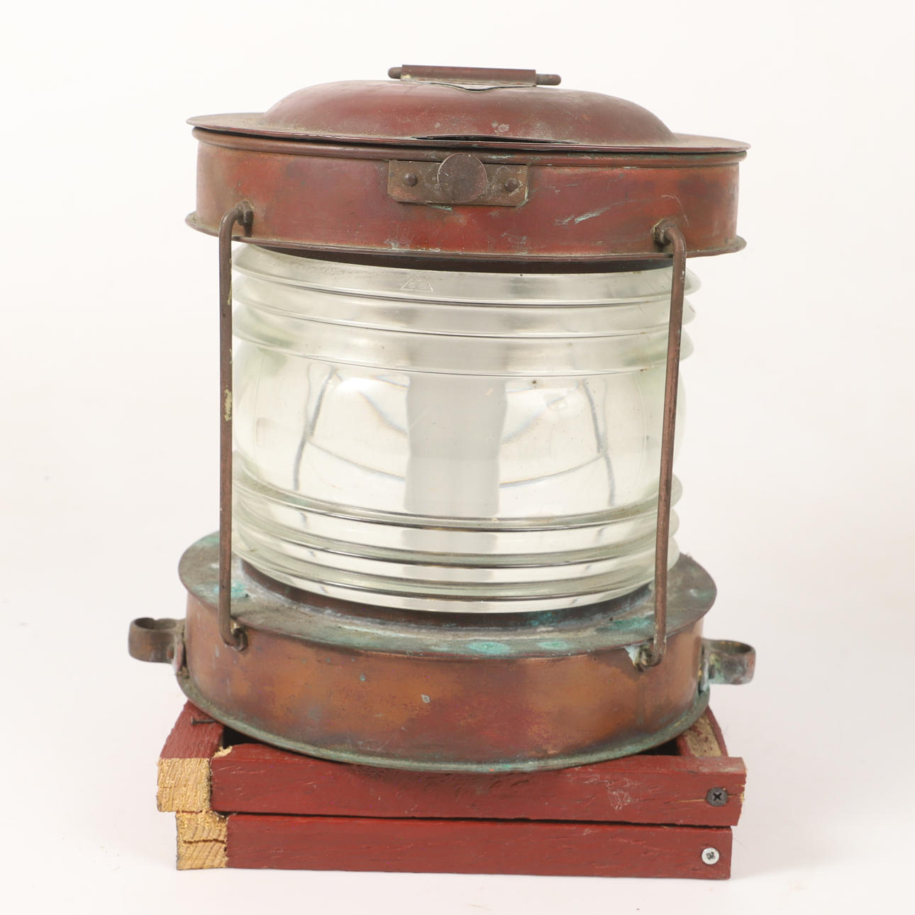 LANTERNA, HG, copper/glass, Herman Gottfrid, Helsingborg.