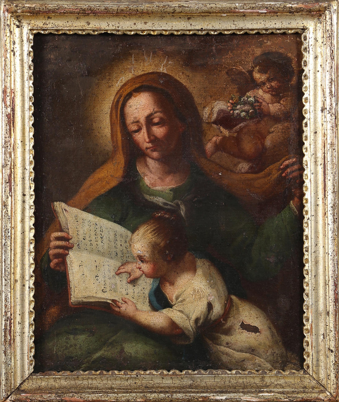 OKÄND KONSTNÄR. Allegoriskt motiv, Holland 1680-1740-tal, olja på duk, osignerad.