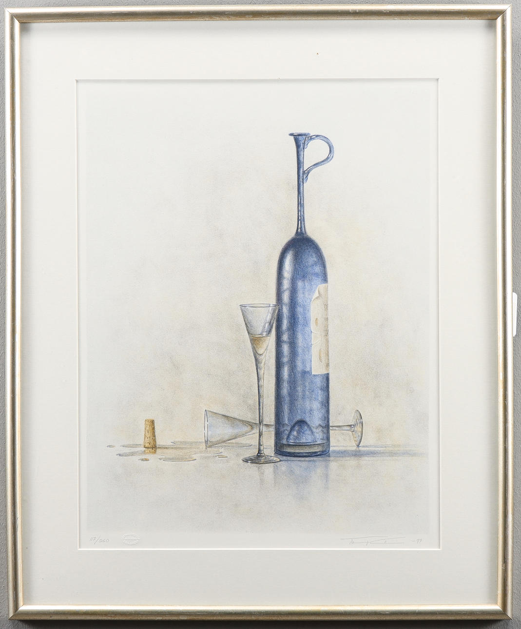 TOMMY CARLSSON lithograph in colour 117/260, signed -97.