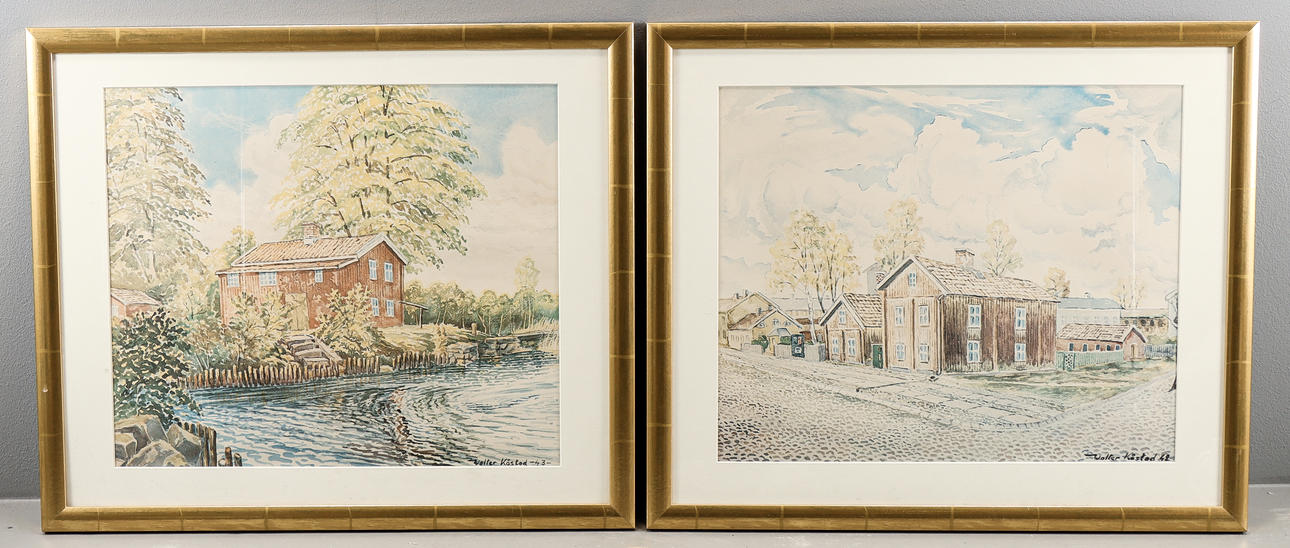 WALTER KÅSTAD 2 prints.