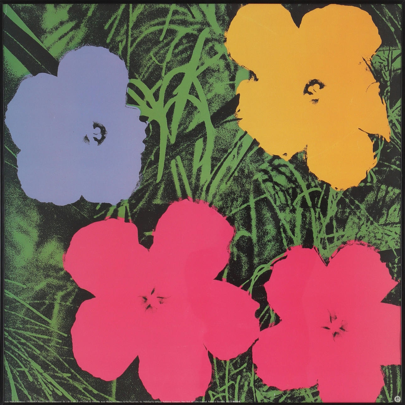 AFTER ANDY WARHOL. “Flowers”, offset print, TeNeues, Germany, 1993.