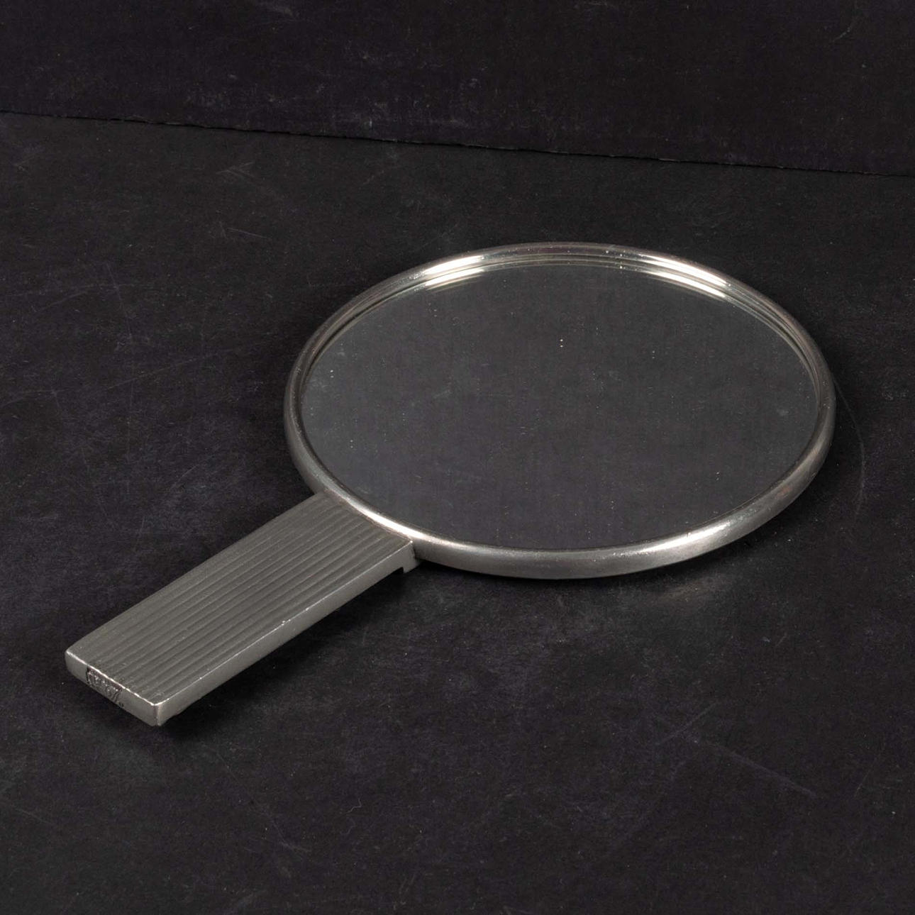 MIRROR. Hand mirror, pewter, GAB, Art Decostil.