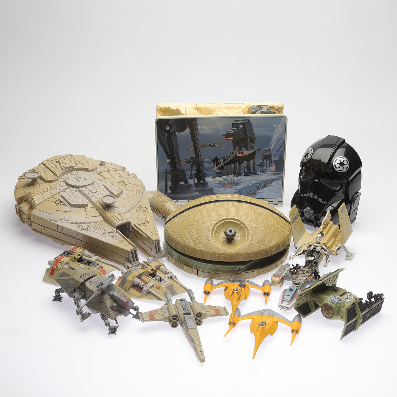 PARTI STAR WARS, mestadels Action Fleet, 1900/2000-tal. Leksaker ...