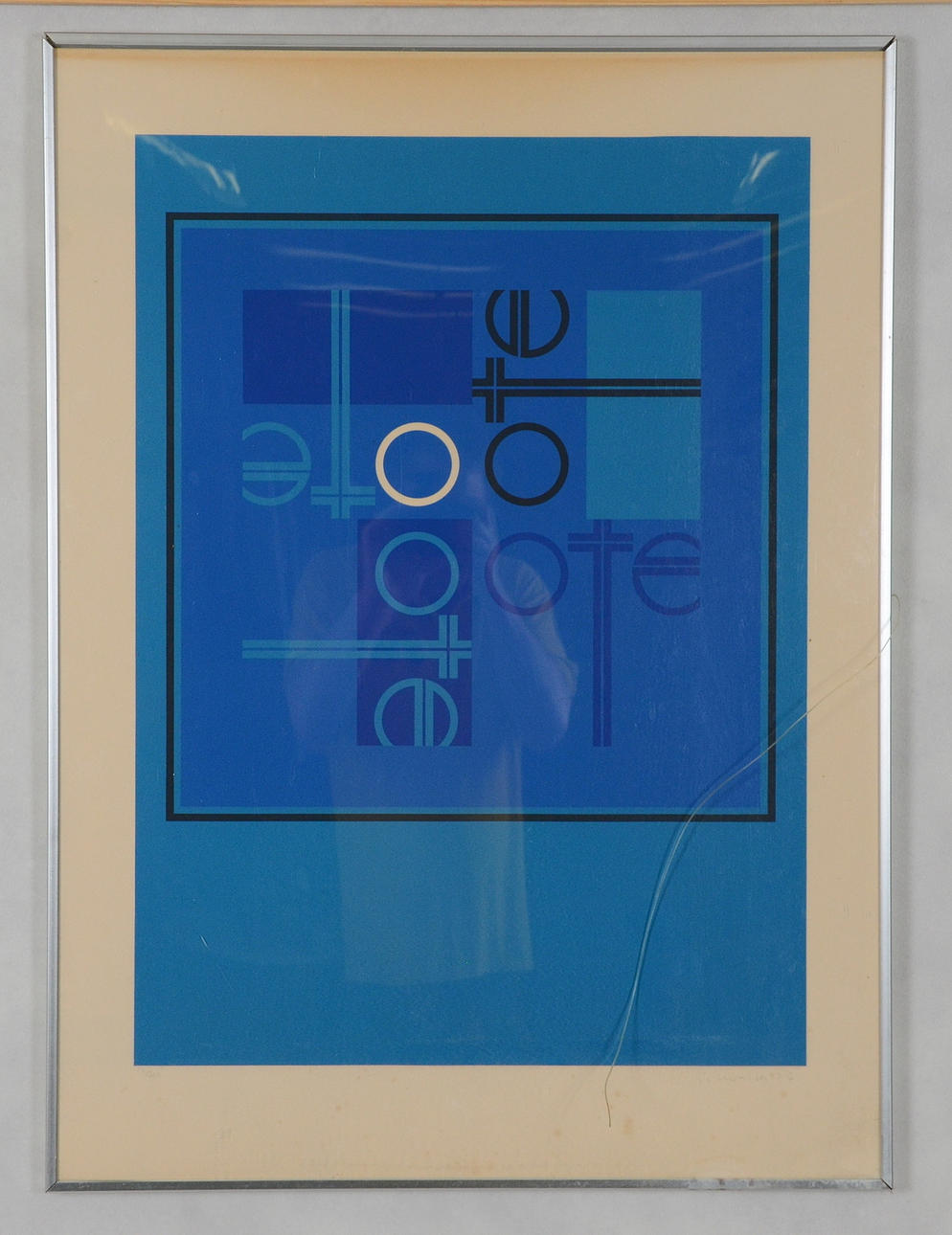 OLE SCHWALBE. Färgserigrafi.