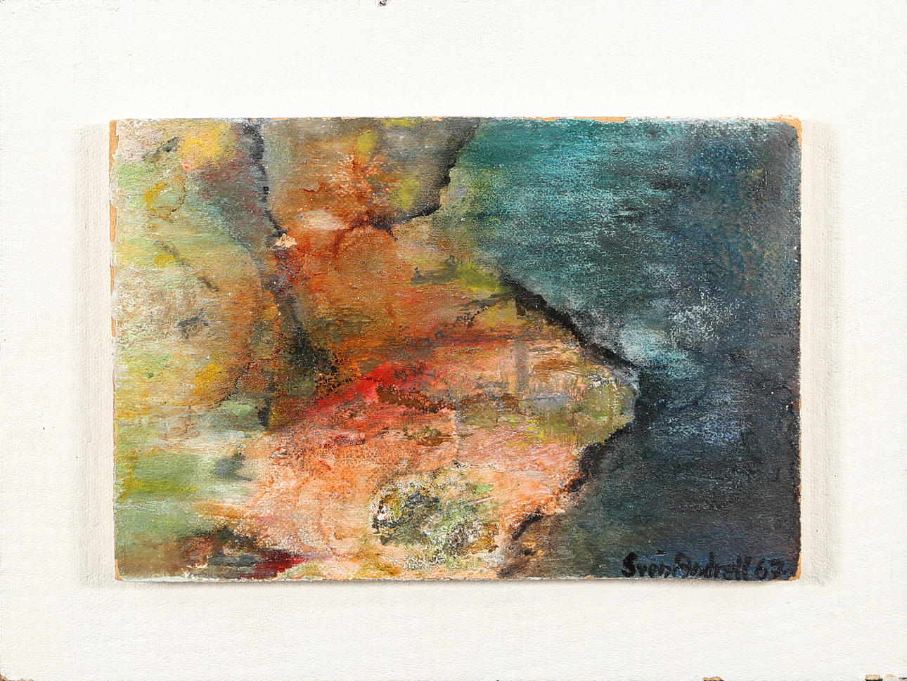 SVEN ANDRELL. Pilot, blandteknik, signerad och daterad -67.