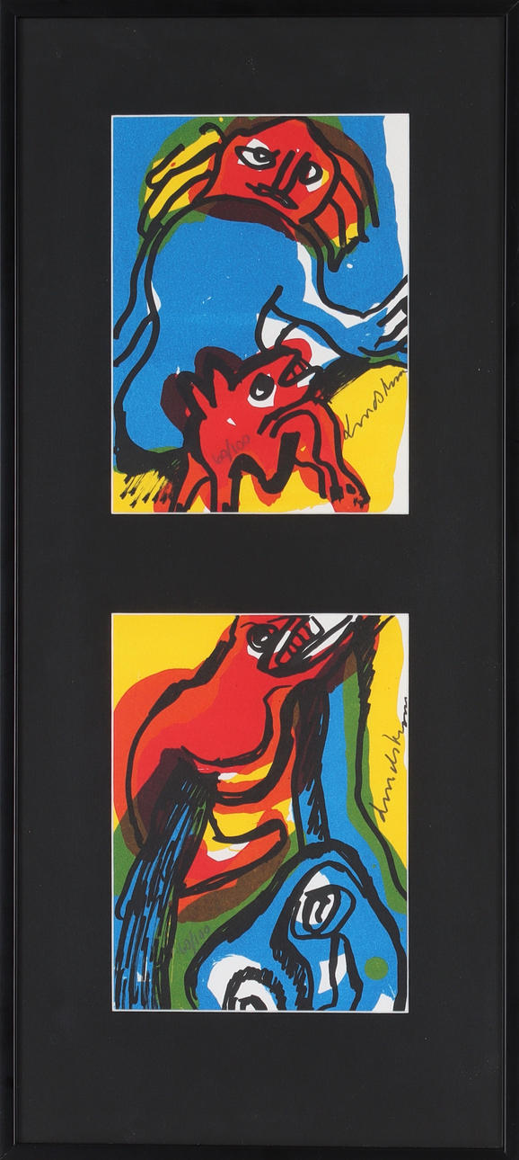 BENGT LINDSTRÖM. 2 lithographs, signed and numbered 60/100.