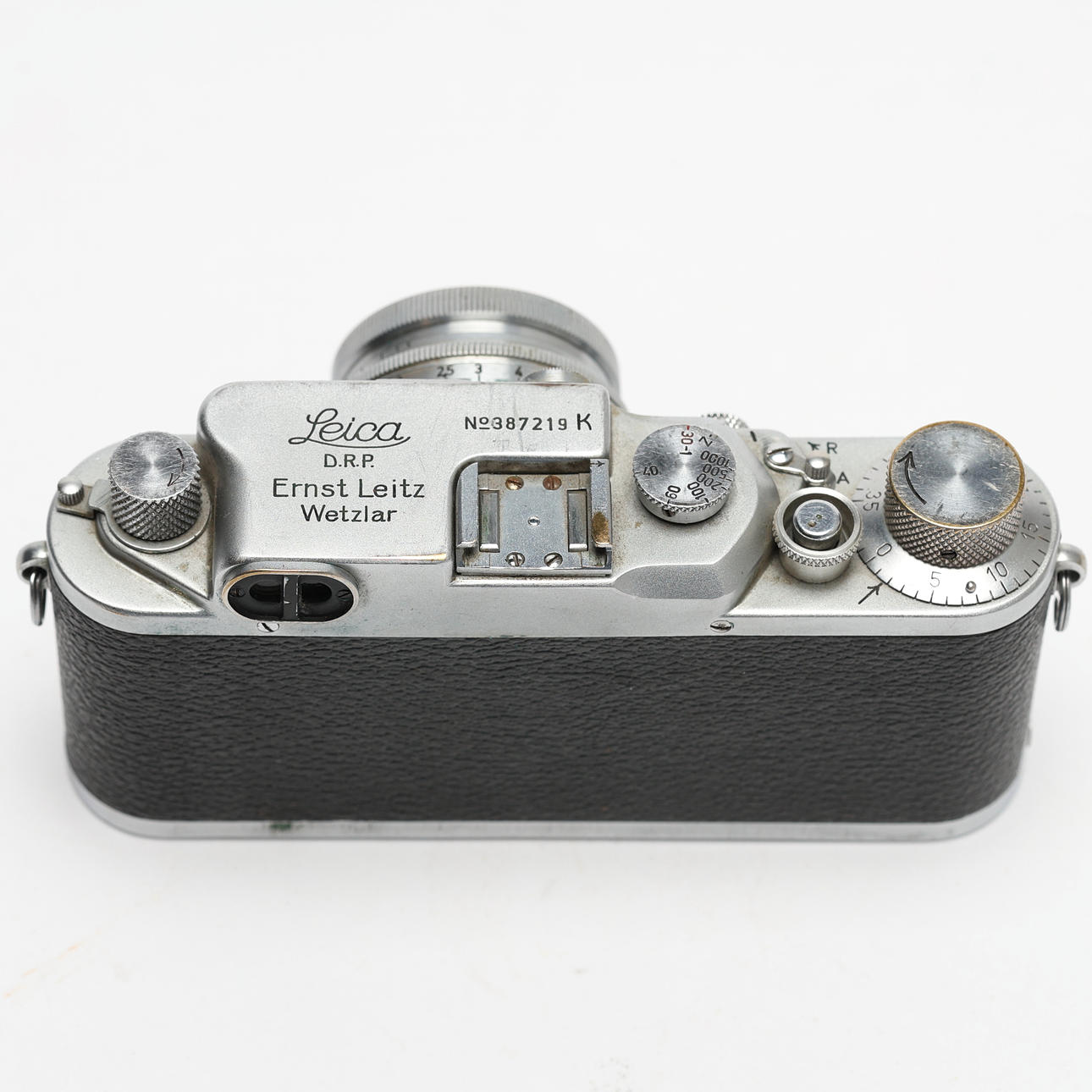 その他 ERNST LEITZ WETZLAR GERMANY 15mm T-765 CAMERA, “Leica”, D.R.P., Ernst Leitz Wetzlar. Mid 20th century