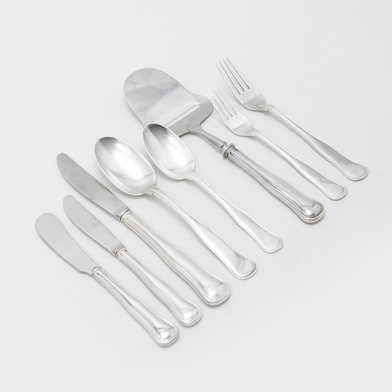 BESTICK, 37 delar, silver, Cohr, totalvikt ca 1460 gram. Silver ...