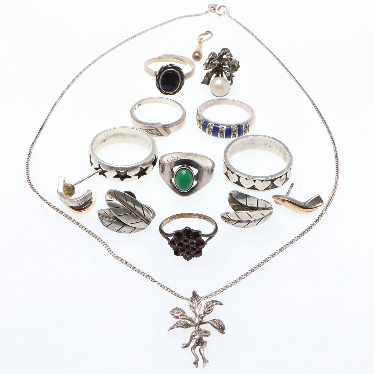 SMYCKEN, parti, silver.